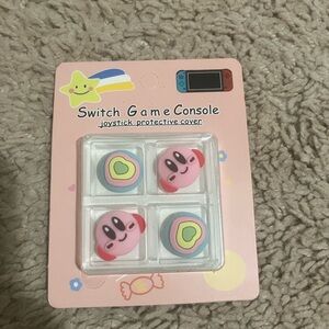 Cute Joystick Covers for Switch Console - Nintendo Kirby